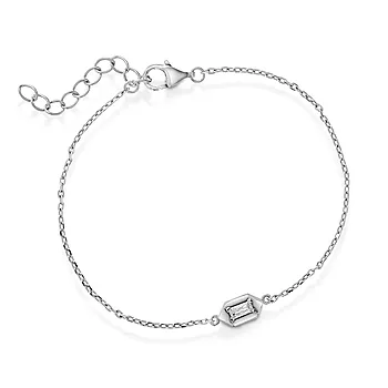 Pan Jewelry, Armbånd i 925 sølv med zirkonia