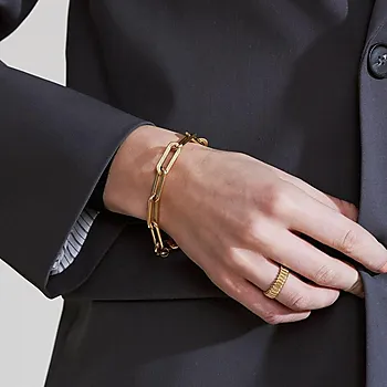 Bilde nummer 2 av Ivy Maxi armbånd i forgylt stål