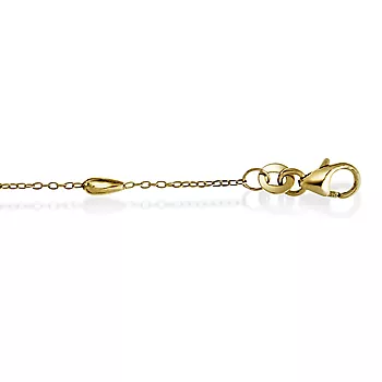 Pan Jewelry, Kjede i forgylt 925 sølv, 63 cm