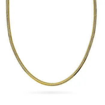Pan Jewelry, Slangekjede i 585 gult gull 2,5 mm, 45 cm