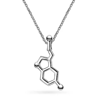 Smykke i 925 sølv med symbol serotonin