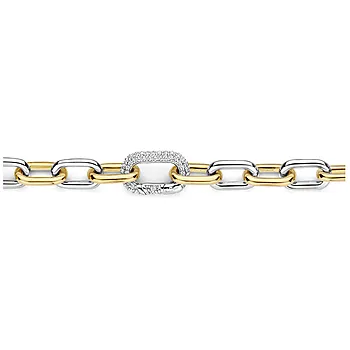 Bilde nummer 2 av Ti Sento, Armbånd i forgylt 925 sølv med zirkonia