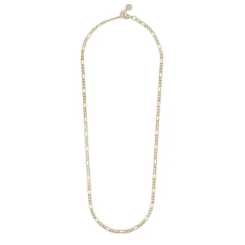 Liddy figaro kjede i forgylt messing