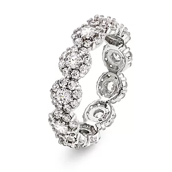 Pan jewelry, Ring i rhodinert 925 sølv med zirkonia