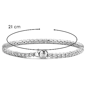Bilde nummer 4 av Ti Sento, Tennisarmbånd i 925 sølv  med zirkonia