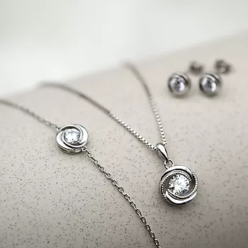 Bilde nummer 3 av Pan Jewelry, Armbånd i 925 sølv med hvit zirkonia