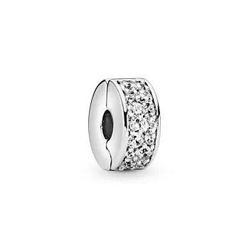 Pandora Moments, Klemmecharm i 925 sølv med zirkonia