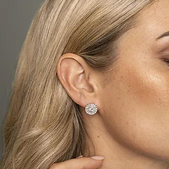 Bilde nummer 2 av Pan Jewelry, Øredobber i 925 rhodinert sølv med zirkonia
