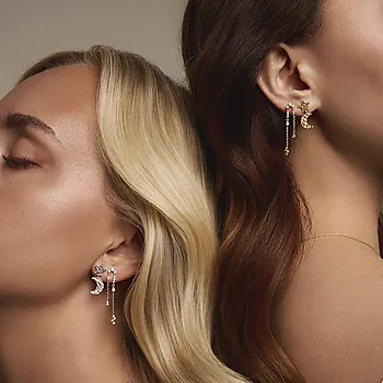 Bilde nummer 3 av Rainfall øredobber i 925 sølv med zirkonia