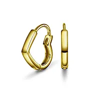 Pan Jewelry, Hjerte øreringer i forgylt 925 sølv
