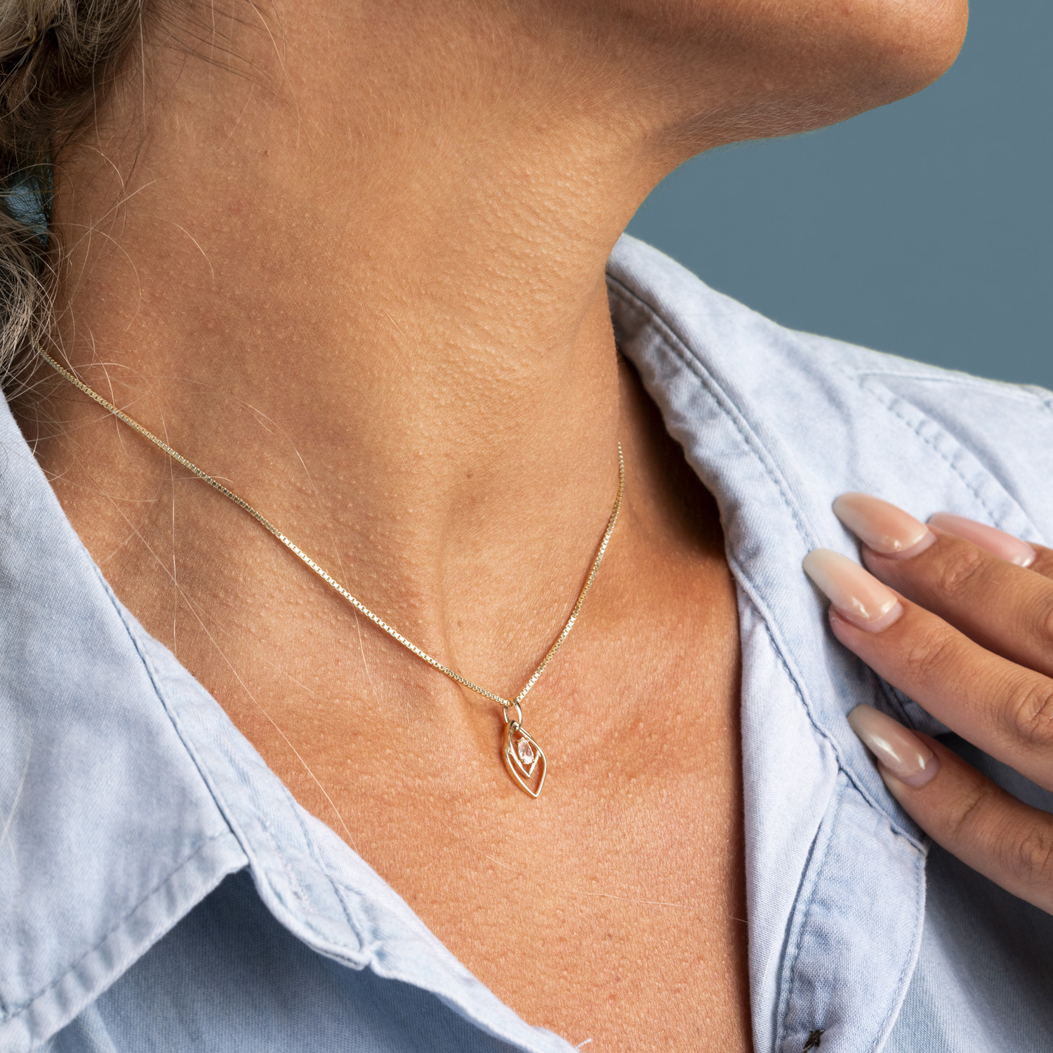 Bilde nummer 2 av Pan Jewelry, Anheng i 585 gult gull med zirkonia