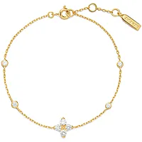 Bilde nummer 3 av Armbånd i 925 forgylt sølv med zirkonia