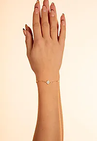 Bilde nummer 2 av ICON armbånd i forgylt messing med zirkonia