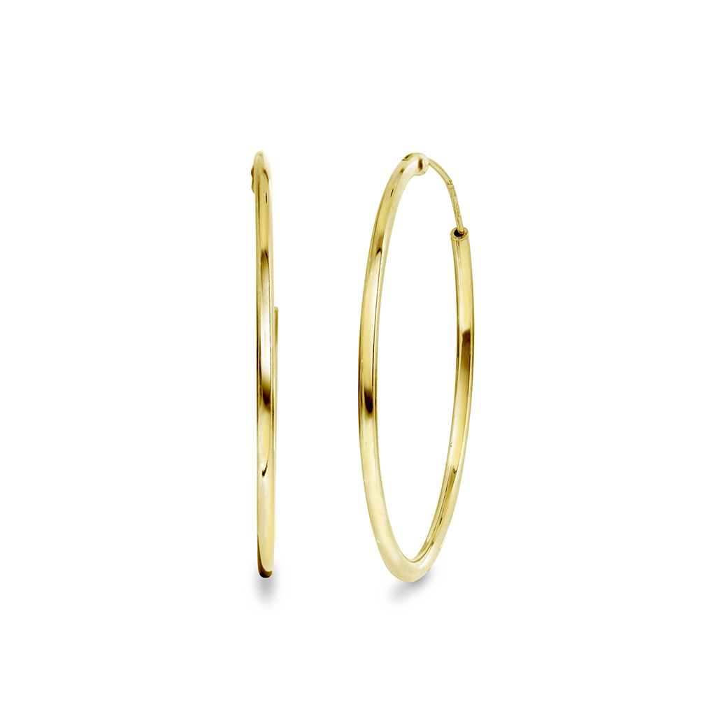 Pan Jewelry, Øreringer i forgylt 925 sølv
