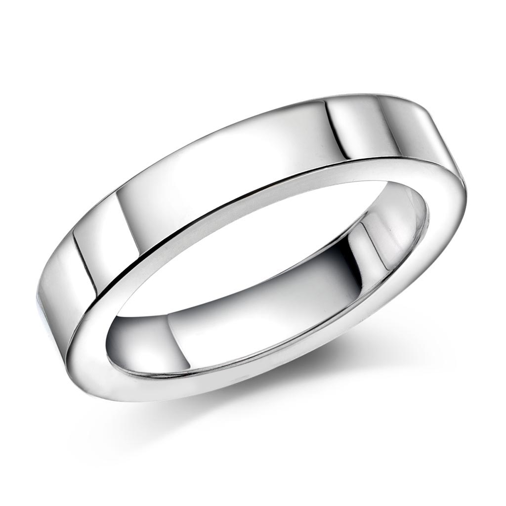 Giftering i 925 sølv | 4 mm bredde