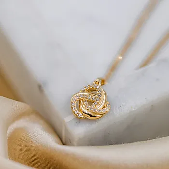 Bilde nummer 4 av Pan Jewelry, Anheng i 585 gult gull med zirkonia