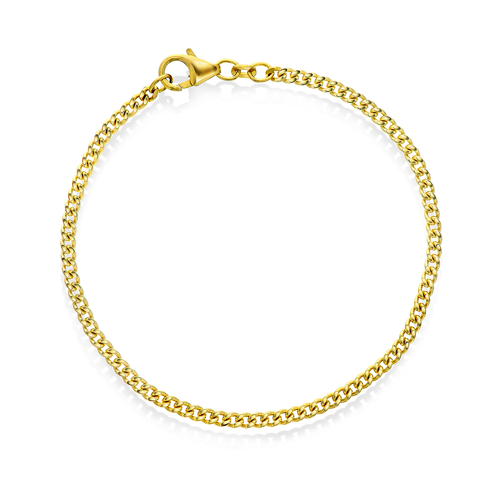 Pan Jewelry, Panser armbånd i 585 gult gull, 21 cm