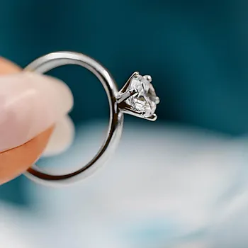 Bilde nummer 3 av Contessa LAB diamantring 585 hvitt gull 1,00 ct