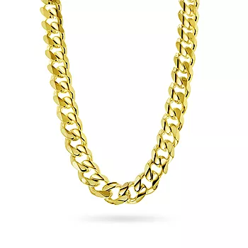 Pan Jewelry, Panser kjede i forgylt sølv 15,8 mm, 50 cm