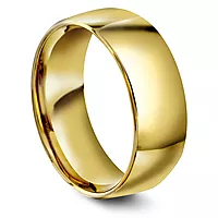 Giftering i 585 gult gull | 7 mm bredde