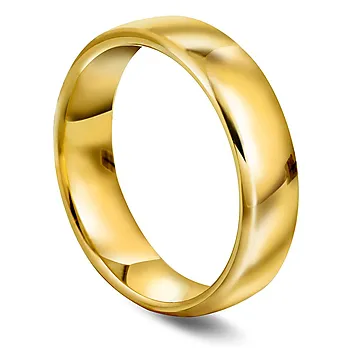 Giftering i 375 gult gull | 5 mm bredde