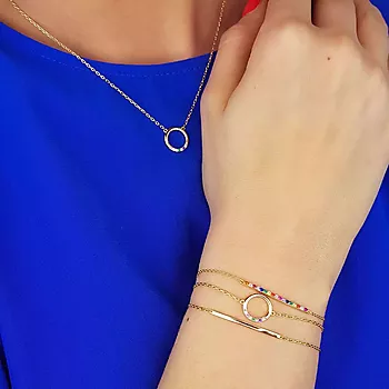 Bilde nummer 4 av Pan Jewelry, Armbånd i 925 forgylt sølv