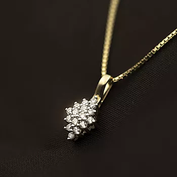Bilde nummer 3 av Pan Jewelry, Anheng i 585 gult gull med diamanter 0,33 ct