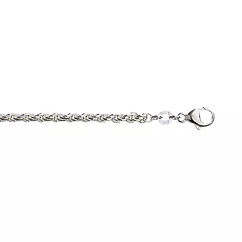 Pan Jewelry, Cordel armlenke i 925 sølv 3,9 mm, 19 cm
