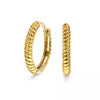 Pan Jewelry, Øreringer i 585 gult gull