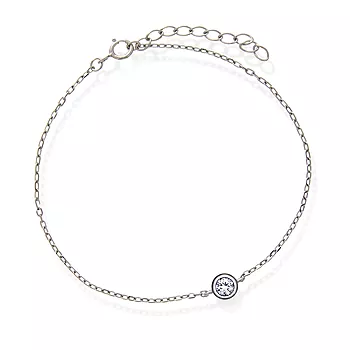 Pan Jewelry, Armbånd i 925 sølv med hvit zirkonia