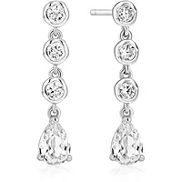 Øredobber i 925 sølv med zirkonia