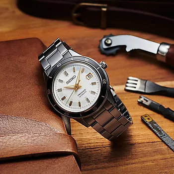 Bilde nummer 2 av Seiko, Presage Automatic herreklokke med stållenke