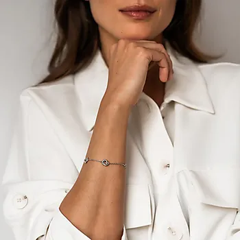 Bilde nummer 2 av Armbånd i 925 flerfarget sølv