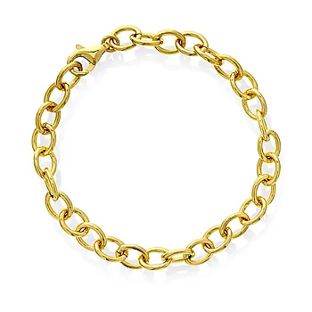 Pan Jewelry, Armbånd i forgylt 925 sølv, 20 cm