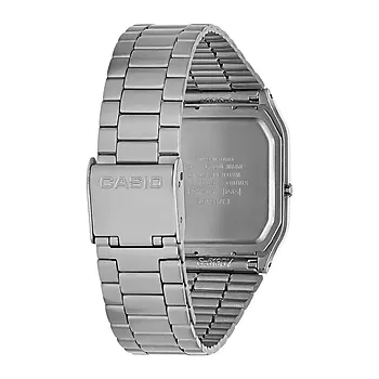 Bilde nummer 3 av Vintage klokke i stål med digital visning