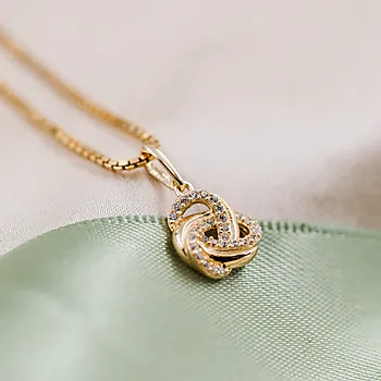 Bilde nummer 2 av Pan Jewelry, Anheng i 585 gult gull med zirkonia