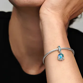 Bilde nummer 2 av Pandora Moments, Charm i 925 sølv med blekksprut