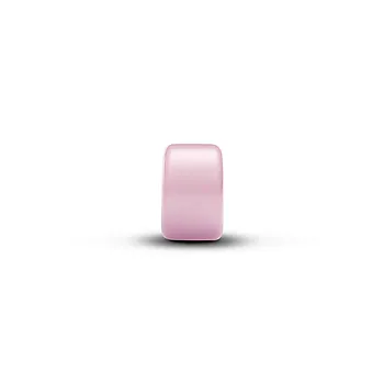 Bilde nummer 4 av Charms i 925 sølv med rosa murano glass
