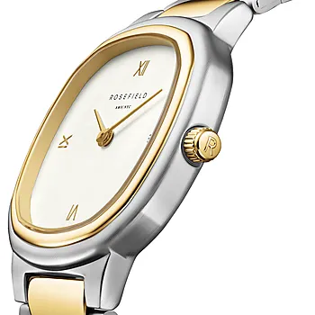 Bilde nummer 4 av Gaia dameklokke i flerfarget stål