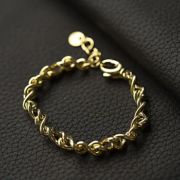 Bilde nummer 2 av Pan Jewelry, Armbånd i forgylt 925 sølv, 21 cm