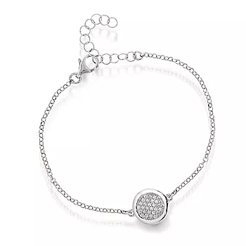 Pan Jewelry, Armbånd i 925 sølv med zirkonia