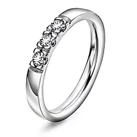Pan Jewelry, Lady alliansering i 585 hvitt gull med diamant 0,30 ct TWSI