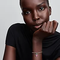 Bilde nummer 3 av Charms delbar i 925 sølv med kjærlighetsfugler