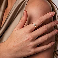 Bilde nummer 2 av Contessa LAB diamantring 585 gult gull 0,50 ct