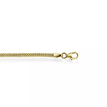 Pan Jewelry, Kjede i forgylt sølv 2,6 mm, 41-45 cm