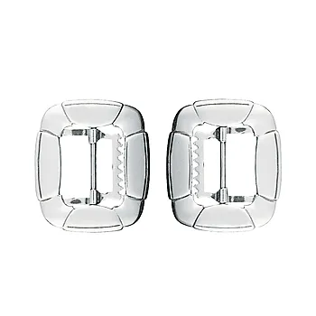 Kne-/vest spenne i 830 hvitt sølv