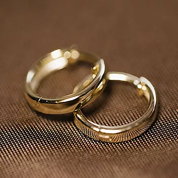 Bilde nummer 2 av Pan Jewelry, Øreringer i 925 forgylt sølv