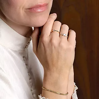 Bilde nummer 4 av Pan Jewelry, Ring i 585 gult gull med zirkonia