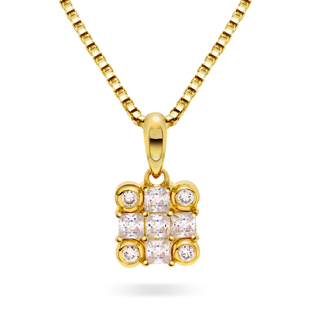 Pan Jewelry, Smykke i forgylt 925 sølv med zirkonia