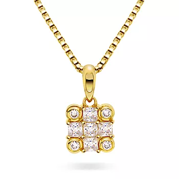 Pan Jewelry, Smykke i forgylt 925 sølv med zirkonia